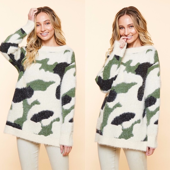 BELLANBLUE Sweaters - TERI Softest Camo Sweater